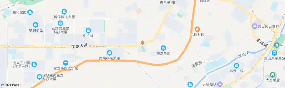 深圳宝龙派出所_公交站地图_深圳公交_妙搜公交查询2024