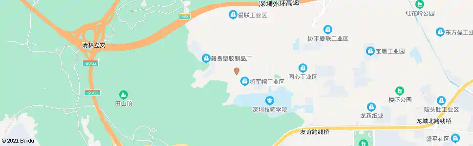 深圳欧帝厂_公交站地图_深圳公交_妙搜公交查询2024