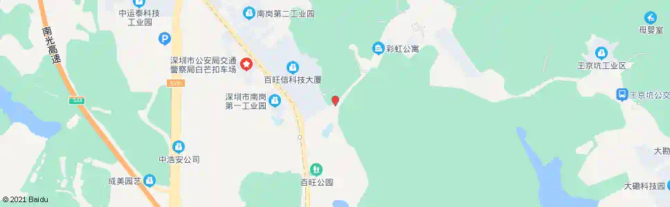 深圳白芒小学_公交站地图_深圳公交_妙搜公交查询2024