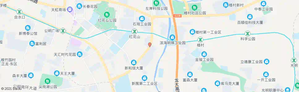 深圳南庄新村_公交站地图_深圳公交_妙搜公交查询2024