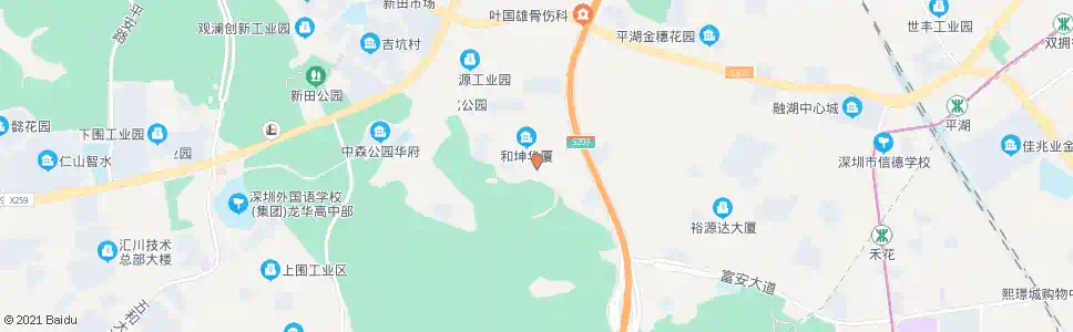 深圳腾达集团_公交站地图_深圳公交_妙搜公交查询2024