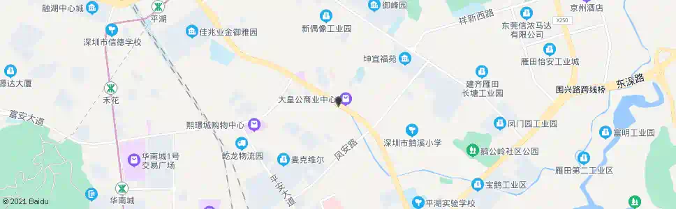 深圳大皇公_公交站地图_深圳公交_妙搜公交查询2024