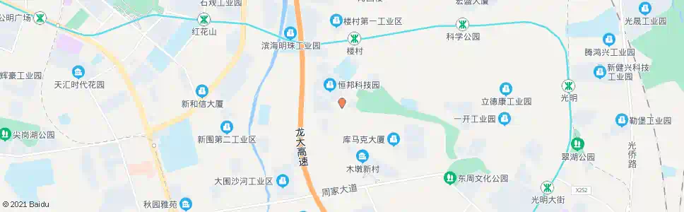 深圳中科数码_公交站地图_深圳公交_妙搜公交查询2024