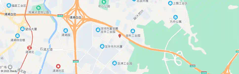 深圳清湖产业园总站_公交站地图_深圳公交_妙搜公交查询2024