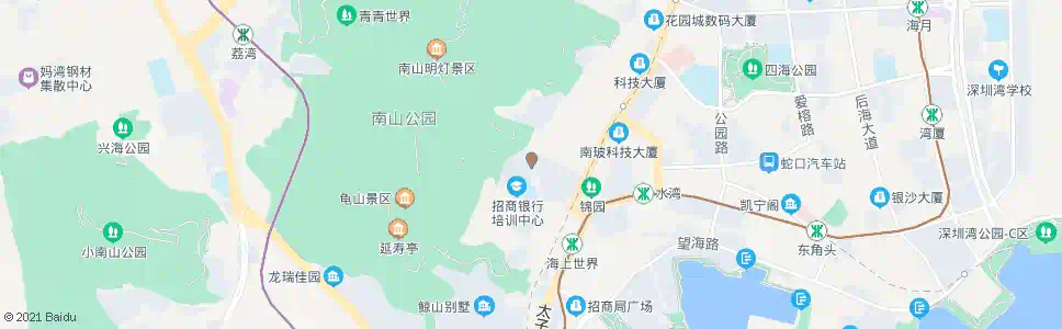 深圳半山海景_公交站地图_深圳公交_妙搜公交查询2024