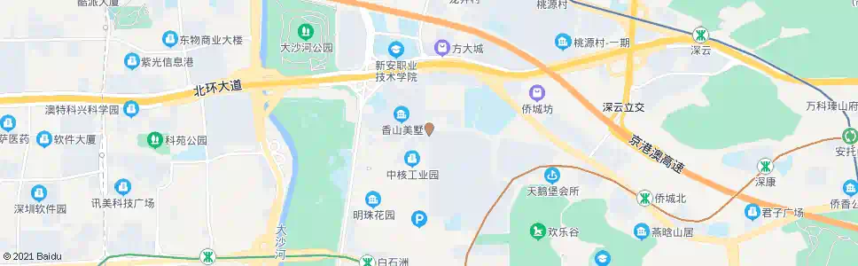 深圳纯水岸西_公交站地图_深圳公交_妙搜公交查询2024