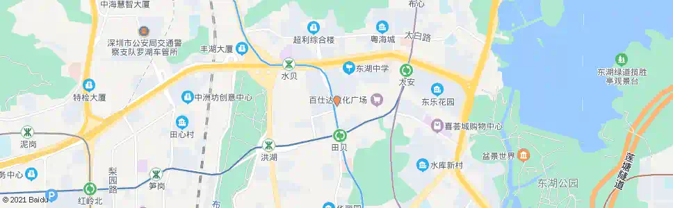 深圳翠竹大厦_公交站地图_深圳公交_妙搜公交查询2024