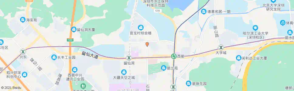 深圳留仙居_公交站地图_深圳公交_妙搜公交查询2024