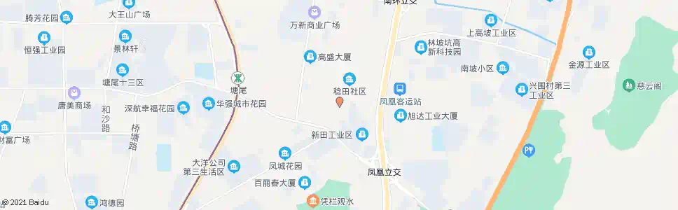 深圳稔田幼儿园_公交站地图_深圳公交_妙搜公交查询2024