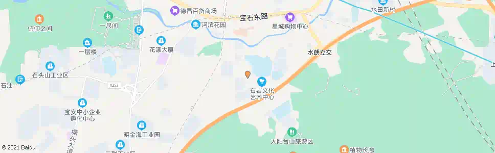 深圳石岩公学_公交站地图_深圳公交_妙搜公交查询2024