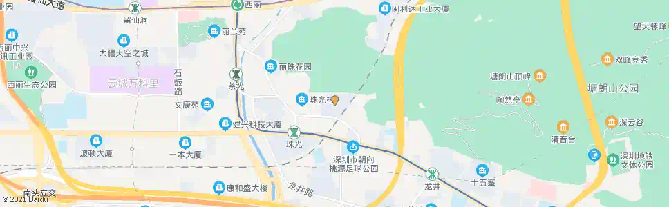 深圳珠光创新科技园_公交站地图_深圳公交_妙搜公交查询2024