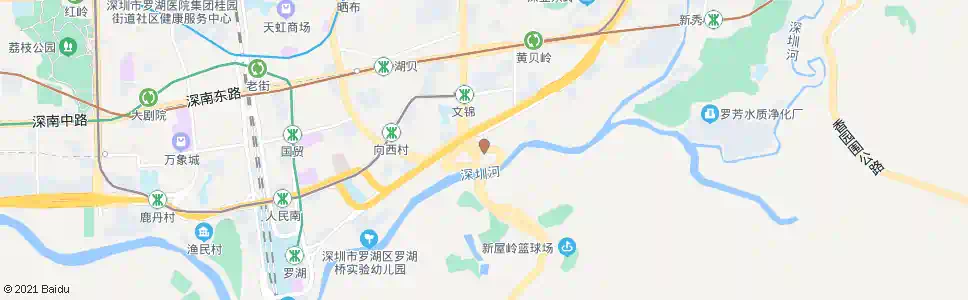 深圳文锦渡口岸_公交站地图_深圳公交_妙搜公交查询2024