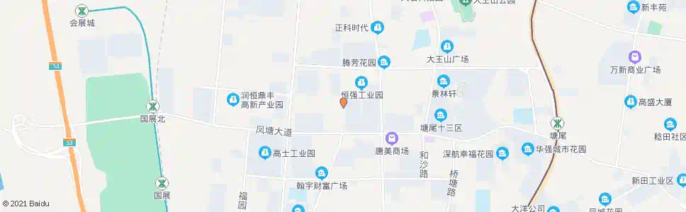 深圳翻身实验西校区西_公交站地图_深圳公交_妙搜公交查询2024