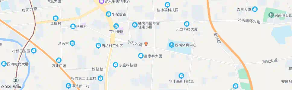 深圳东方八队工业区_公交站地图_深圳公交_妙搜公交查询2024