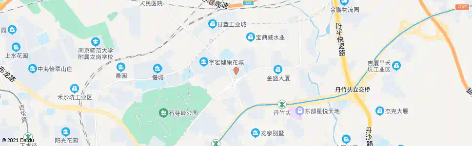 深圳左庭右院_公交站地图_深圳公交_妙搜公交查询2024