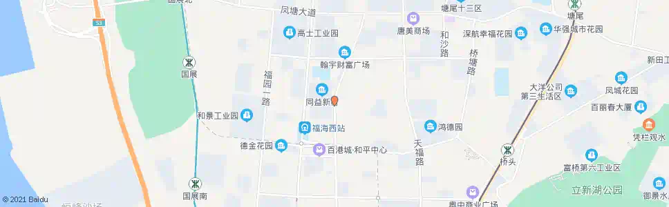 深圳万家和百货_公交站地图_深圳公交_妙搜公交查询2024