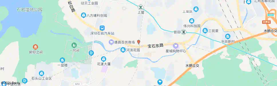 深圳石岩影剧院北_公交站地图_深圳公交_妙搜公交查询2024