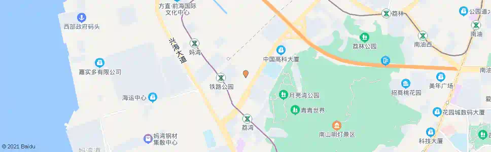 深圳港城路_公交站地图_深圳公交_妙搜公交查询2024