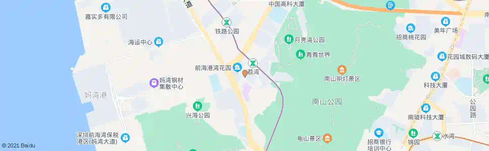 深圳前海兴海路口_公交站地图_深圳公交_妙搜公交查询2024