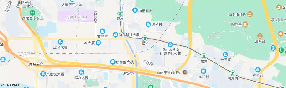 深圳龙辉花园1_公交站地图_深圳公交_妙搜公交查询2024