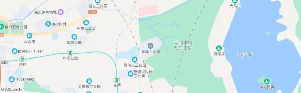 深圳光明光晟厂总站_公交站地图_深圳公交_妙搜公交查询2024