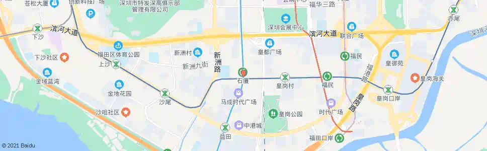 深圳石厦站_公交站地图_深圳公交_妙搜公交查询2024