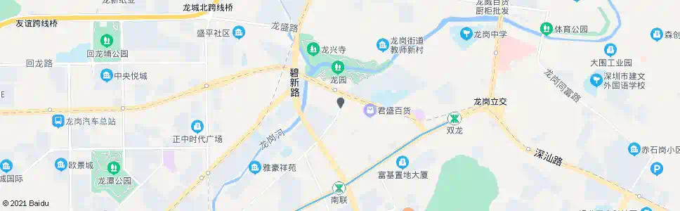 深圳龙园路口_公交站地图_深圳公交_妙搜公交查询2024