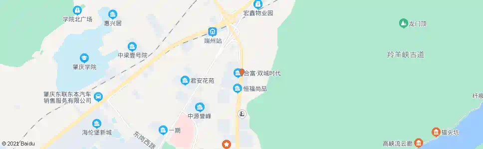 肇庆马头岗_公交站地图_肇庆公交_妙搜公交查询2024