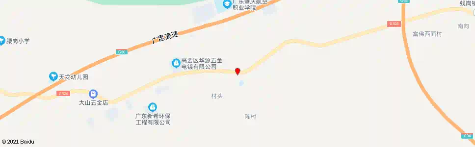 肇庆八联村_公交站地图_肇庆公交_妙搜公交查询2024