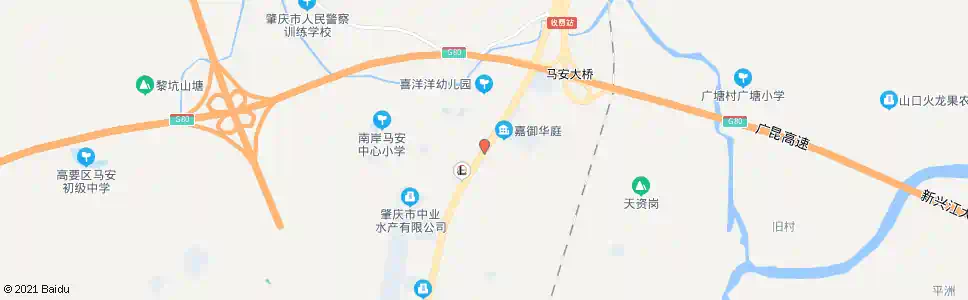 肇庆马安镇_公交站地图_肇庆公交_妙搜公交查询2024