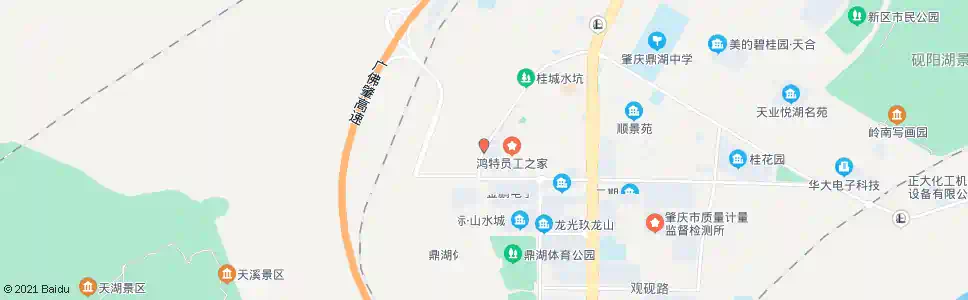 肇庆水坑一居委_公交站地图_肇庆公交_妙搜公交查询2024