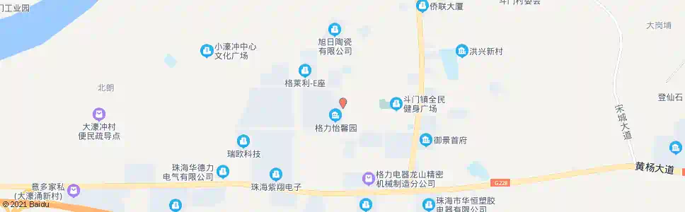 珠海龙山社区_公交站地图_珠海公交_妙搜公交查询2024