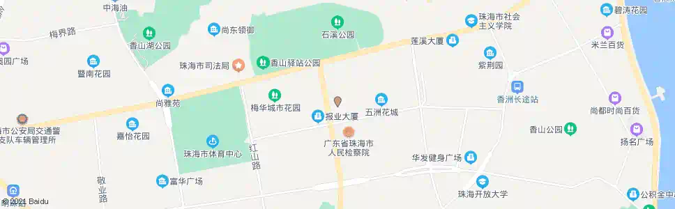 珠海电视台北门_公交站地图_珠海公交_妙搜公交查询2024