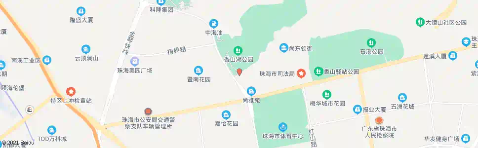 珠海石溪路西_公交站地图_珠海公交_妙搜公交查询2024