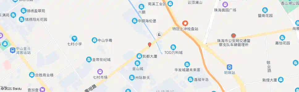 珠海同胜工业区_公交站地图_珠海公交_妙搜公交查询2024