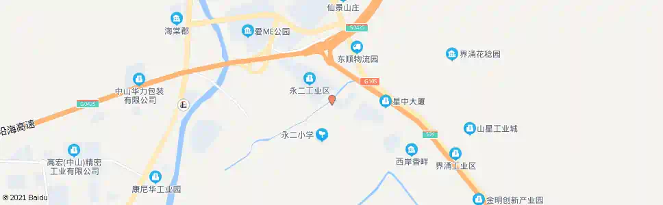 珠海永二村_公交站地图_珠海公交_妙搜公交查询2024