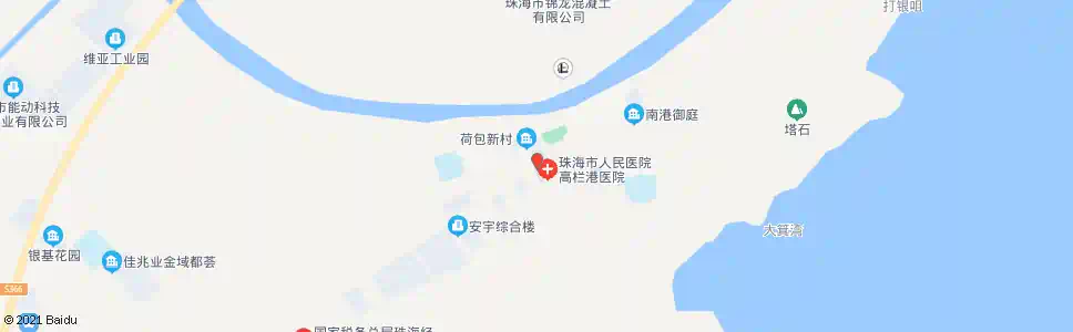 珠海南水市场_公交站地图_珠海公交_妙搜公交查询2024