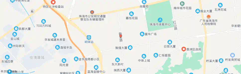 珠海翠前小学_公交站地图_珠海公交_妙搜公交查询2024