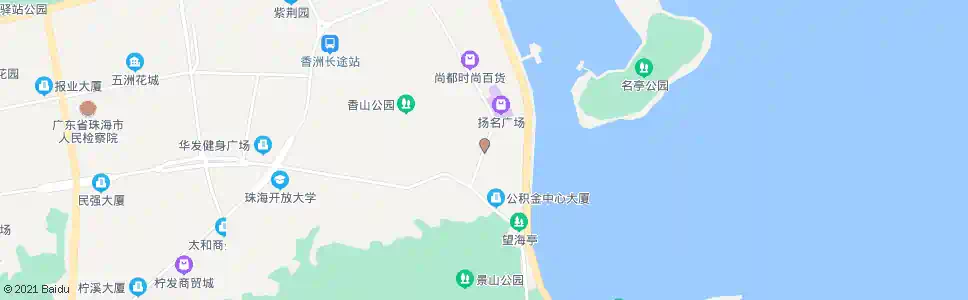 珠海湾仔沙广场_公交站地图_珠海公交_妙搜公交查询2024