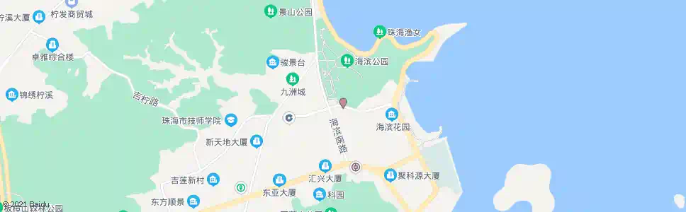 珠海烟墩山_公交站地图_珠海公交_妙搜公交查询2024