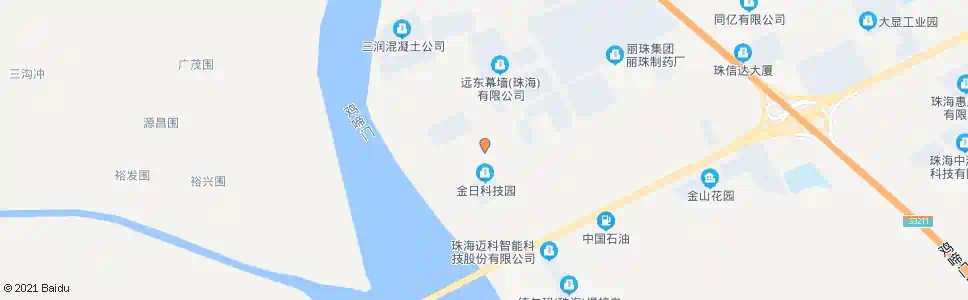 珠海创业西路中_公交站地图_珠海公交_妙搜公交查询2024