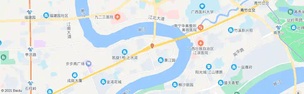 南宁竹溪白沙路口_公交站地图_南宁公交_妙搜公交查询2024