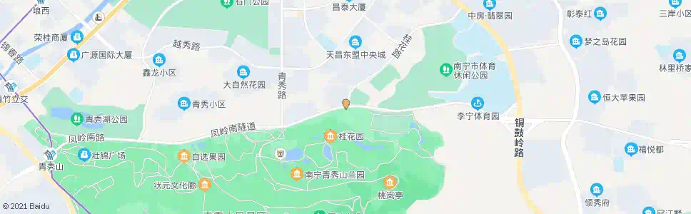 南宁凤岭南桂花路口_公交站地图_南宁公交_妙搜公交查询2024