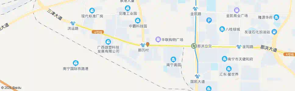 南宁洪历那历路口_公交站地图_南宁公交_妙搜公交查询2024