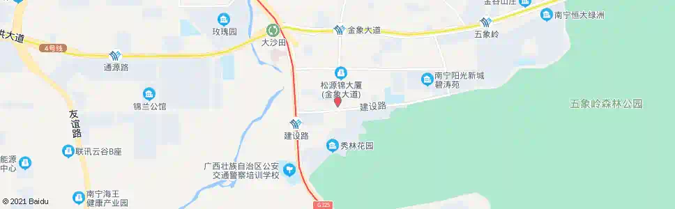 南宁德政金象路口_公交站地图_南宁公交_妙搜公交查询2024