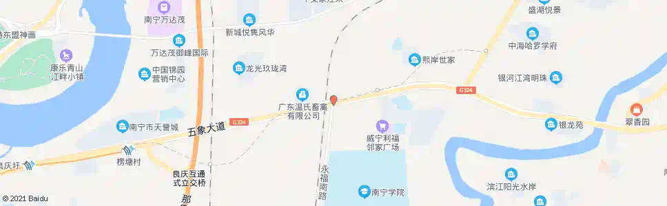 南宁利福村路口_公交站地图_南宁公交_妙搜公交查询2024