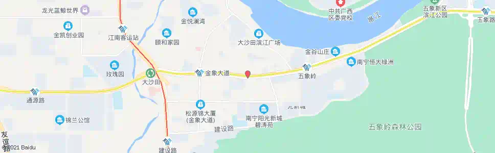 南宁五象荣光路口_公交站地图_南宁公交_妙搜公交查询2024