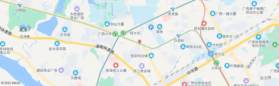 南宁北大永宁路口_公交站地图_南宁公交_妙搜公交查询2024