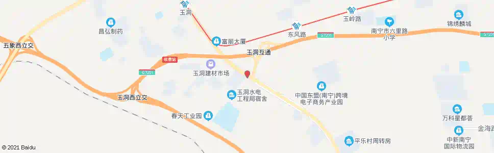 南宁玉洞高速路口_公交站地图_南宁公交_妙搜公交查询2024