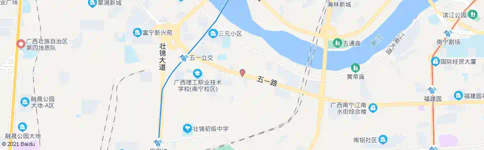 南宁博艺路中_公交站地图_南宁公交_妙搜公交查询2024